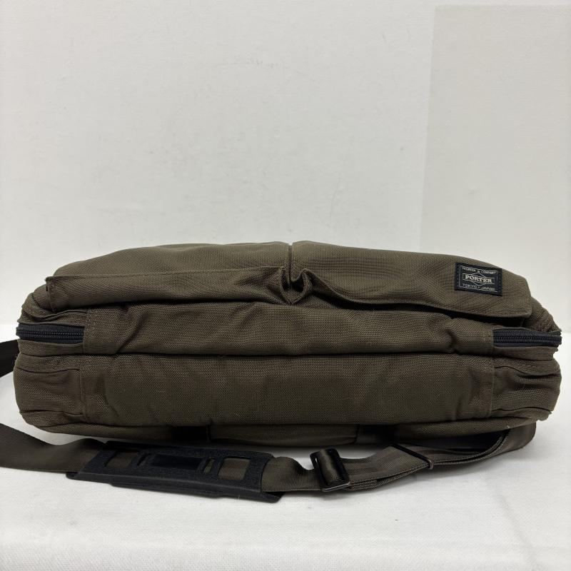 ポーター PORTER ブリーフケース、書類かばん ブリーフケース、書類かばん ブリーフケース テンション CORDURA ビジネスバッグ 2way カーキ ポーター - メンズ USED 古着 中古 50154535