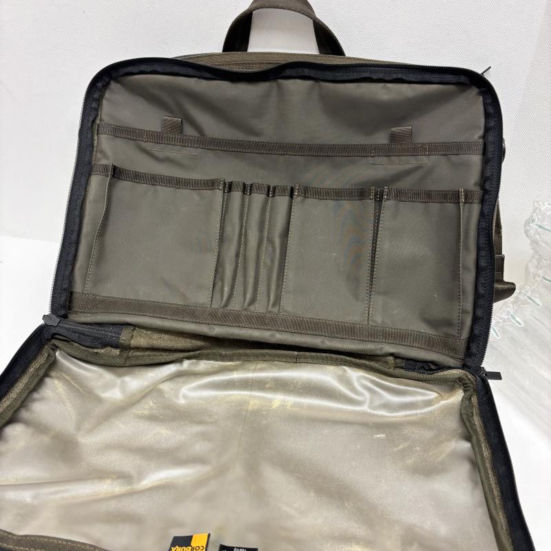 ポーター PORTER ブリーフケース、書類かばん ブリーフケース、書類かばん ブリーフケース テンション CORDURA ビジネスバッグ 2way カーキ ポーター - メンズ USED 古着 中古 50154535