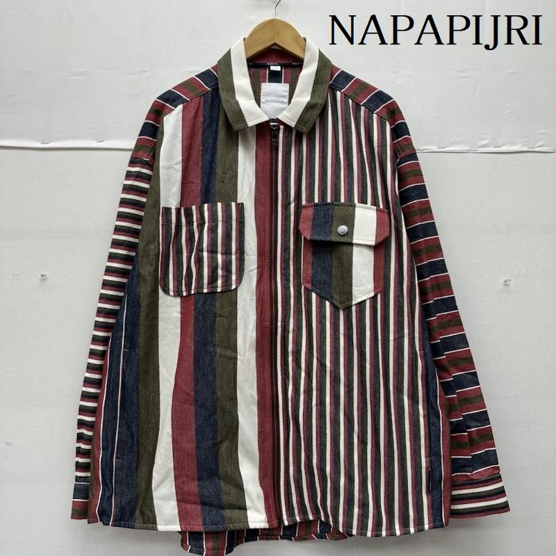 ナパビリ NAPAPIJRI ジャケット、上着 ジャンパー、ブルゾン MARTINE ROSE ストラップ ジップ ジャケット NA4EDP L マルチカラー / マルチカラー / multicolor メンズ USED 古着 中古 50154550