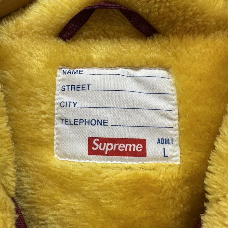 シュプリーム Supreme ジャケット、上着 ジャンパー、ブルゾン 13AW Team Parka ナイロン ジャケット L えんじ / ワインレッド / dark red メンズ USED 古着 中古 50154551