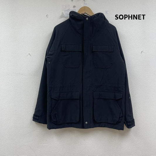 ソフネット SOPHNET. ジャケット、上着 ジャンパー、ブルゾン マウンテン パーカー ジップ アップ ジャケット 黒 / ブラック / black メンズ USED 古着 中古 50154574