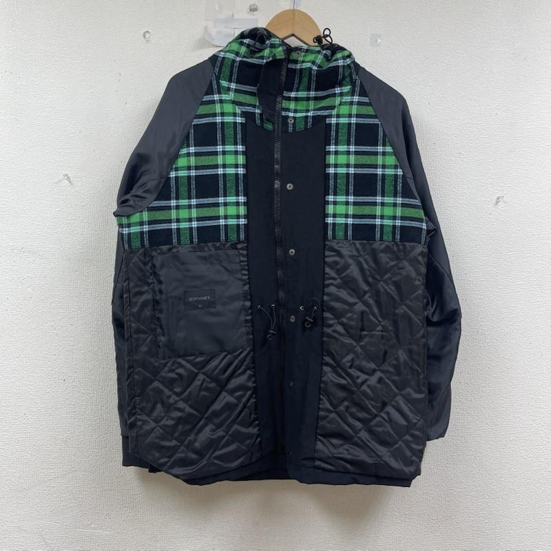 ソフネット SOPHNET. ジャケット、上着 ジャンパー、ブルゾン マウンテン パーカー ジップ アップ ジャケット 黒 / ブラック / black メンズ USED 古着 中古 50154574