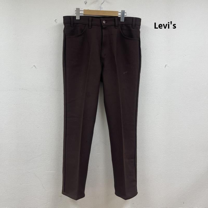 リーバイス Levi s パンツ ワークパンツ、ペインターパンツ 90s USA製 10517-6128 STA-PREST スタプレスト ブーツカット スラックス パンツ 35インチ 茶 / ブラウン / brown メンズ USED 古着 中古 50154584