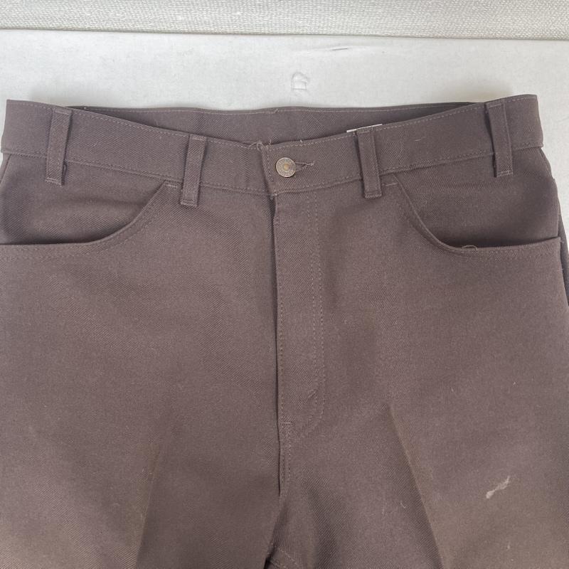 リーバイス Levi s パンツ ワークパンツ、ペインターパンツ 90s USA製 10517-6128 STA-PREST スタプレスト ブーツカット スラックス パンツ 35インチ 茶 / ブラウン / brown メンズ USED 古着 中古 50154584