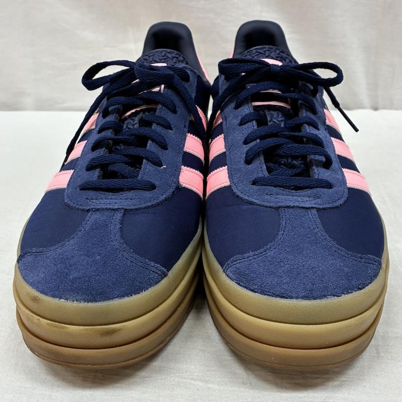アディダスオリジナルス adidas originals スニーカー スニーカー ウィメンズ Gazelle Bold ガゼル ボールド IG4390 ローカット スニーカー 27.5cm ロゴ、文字 紺 / ネイビー / navy X 桃 / ピンク / pink X 金 / ゴールド / gold color メンズ USED 古着 中古 50154598
