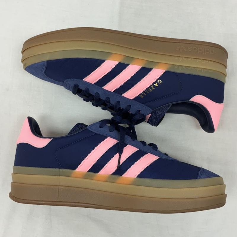 アディダスオリジナルス adidas originals スニーカー スニーカー ウィメンズ Gazelle Bold ガゼル ボールド IG4390 ローカット スニーカー 27.5cm ロゴ、文字 紺 / ネイビー / navy X 桃 / ピンク / pink X 金 / ゴールド / gold color メンズ USED 古着 中古 50154598