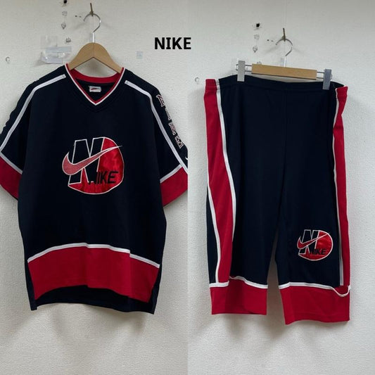 ナイキ NIKE Tシャツ 半袖 90s セットアップ ナイキ ゲームシャツ Tシャツ 銀タグ FREE 赤 / レッド / red メンズ USED 古着 中古 50154600
