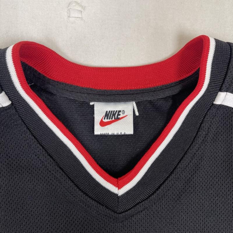 ナイキ NIKE Tシャツ 半袖 90s セットアップ ナイキ ゲームシャツ Tシャツ 銀タグ FREE 赤 / レッド / red メンズ USED 古着 中古 50154600