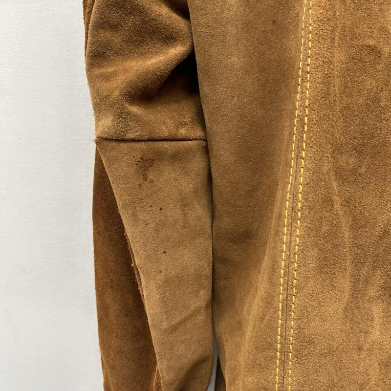 パイオニアウエアー PIONEERWEAR ジャケット、上着 レザージャケット 60s 70s USA製 スエード レザー ウエスタン ジャケット 38 茶 / ブラウン / brown メンズ USED 古着 中古 50154601
