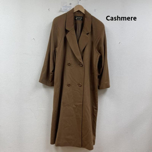 古着 USED コート 毛皮、ファー チェスター ロング コート カシミヤ 100% jwca 03-3866-1299 茶 / ブラウン / brown メンズ USED 古着 中古 50154602