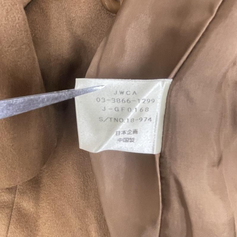 古着 USED コート 毛皮、ファー チェスター ロング コート カシミヤ 100% jwca 03-3866-1299 茶 / ブラウン / brown メンズ USED 古着 中古 50154602