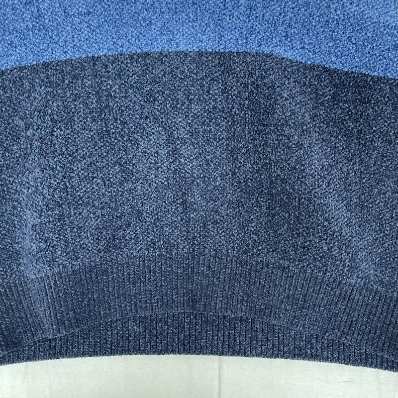 古着 USED ニット、セーター 長袖 YARDSALE MOCKNECK KNIT Tri Chenille スウエット ニット M 青 / ブルー / blue メンズ USED 古着 中古 50154614