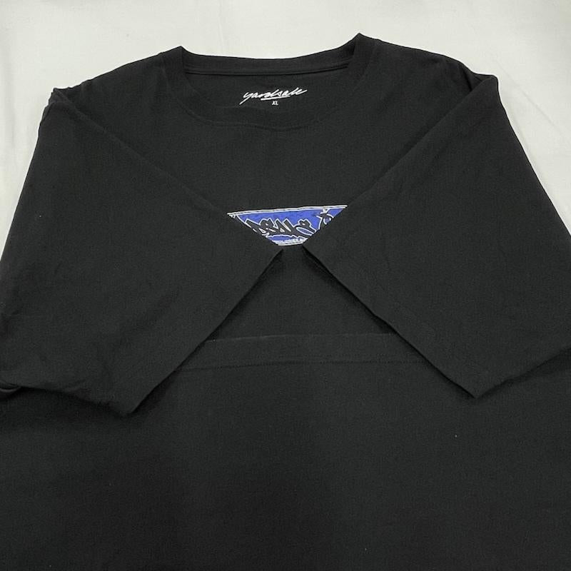 古着 USED Tシャツ 半袖 SHAKKA ロゴ 半袖 Tシャツ プリント タギング グラフィック XL 無地 X ワンポイント X ロゴ、文字 X プリント 黒 / ブラック / black X 青 / ブルー / blue メンズ USED 古着 中古 50154615