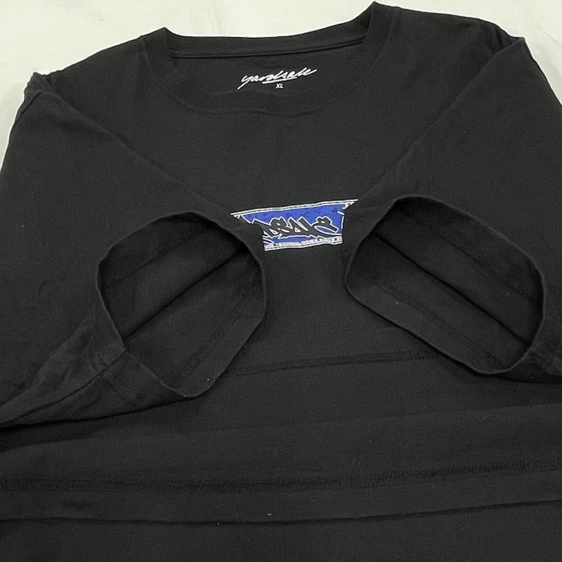 古着 USED Tシャツ 半袖 SHAKKA ロゴ 半袖 Tシャツ プリント タギング グラフィック XL 無地 X ワンポイント X ロゴ、文字 X プリント 黒 / ブラック / black X 青 / ブルー / blue メンズ USED 古着 中古 50154615