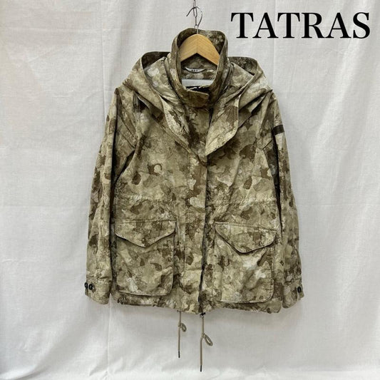 タトラス TATRAS ジャケット、上着 ジャンパー、ブルゾン カモフラ フーデットジャケット ブルゾン LTA14S4381 1 総柄 X カモフラージュ柄・迷彩 ベージュ / ベージュ / beige X 茶 / ブラウン / brown X ナチュラル / ナチュラル / レディース USED 古着 中古 50154638