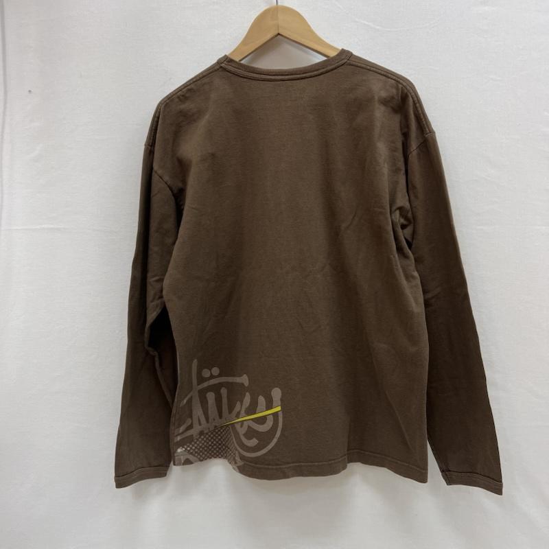 ステューシー STUSSY Tシャツ 長袖 00s スカル ロゴ 長袖 Tシャツ ロンT M 茶 / ブラウン / brown メンズ USED 古着 中古 50154652