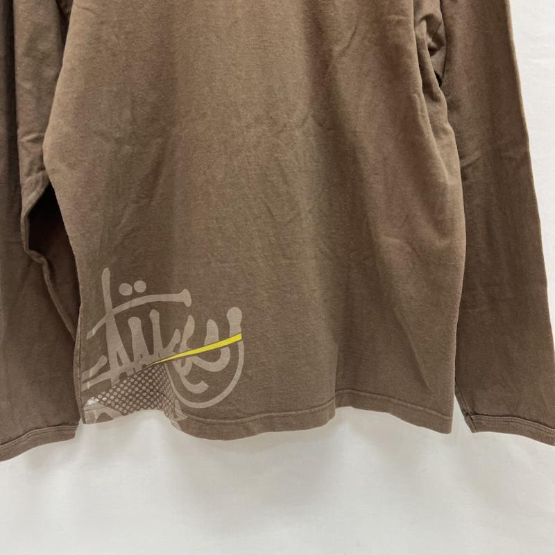 ステューシー STUSSY Tシャツ 長袖 00s スカル ロゴ 長袖 Tシャツ ロンT M 茶 / ブラウン / brown メンズ USED 古着 中古 50154652