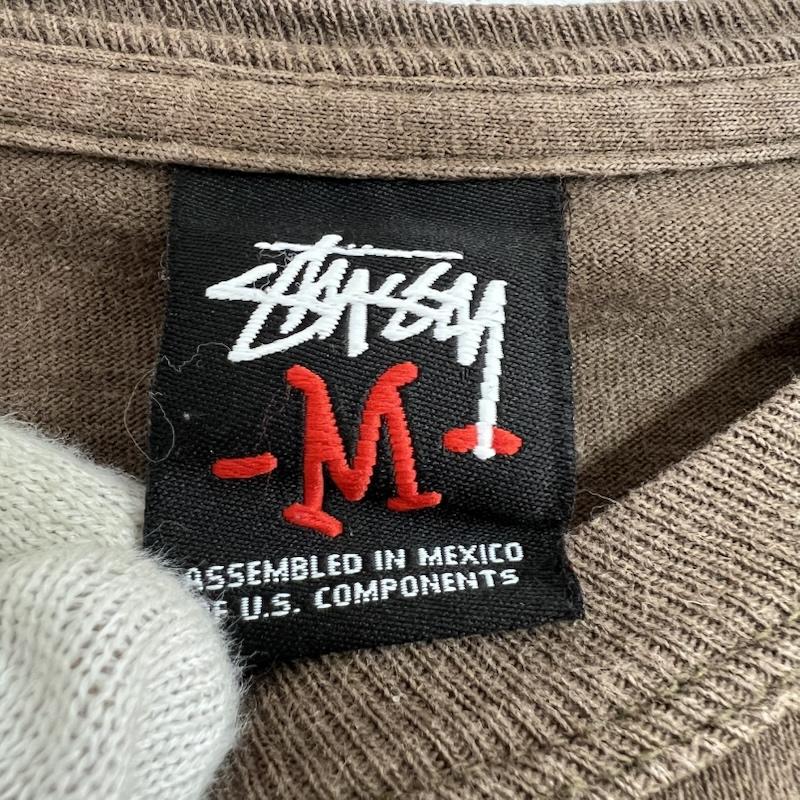 ステューシー STUSSY Tシャツ 長袖 00s スカル ロゴ 長袖 Tシャツ ロンT M 茶 / ブラウン / brown メンズ USED 古着 中古 50154652
