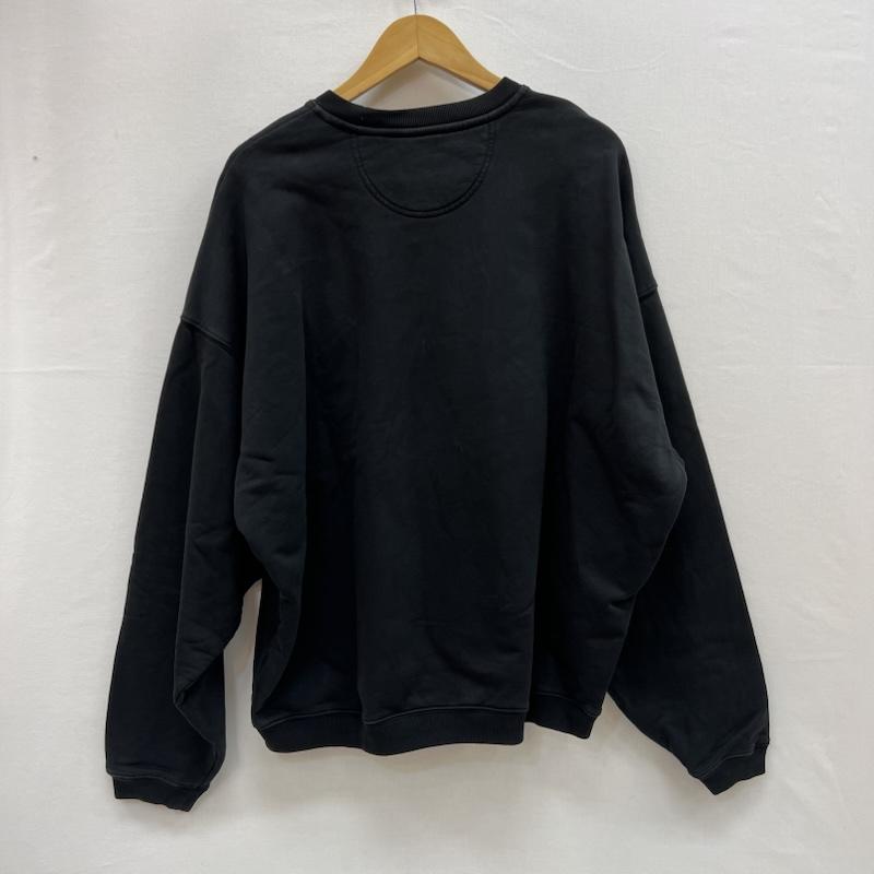 ステューシー STUSSY トレーナー 長袖 22AW RELAXED ロゴ 刺繍 クルーネック スウェット M 黒 / ブラック / black メンズ USED 古着 中古 50154653
