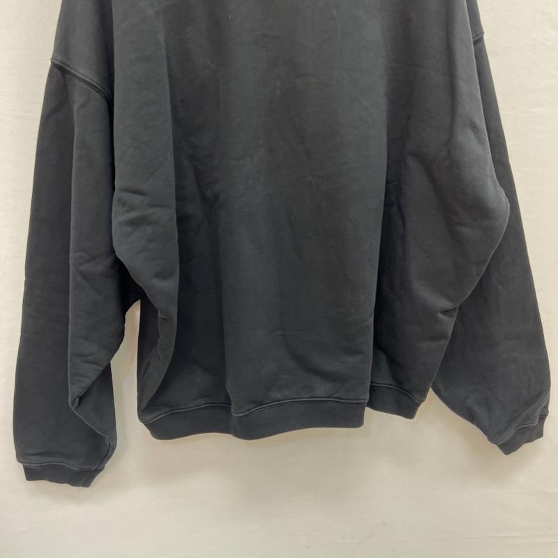 ステューシー STUSSY トレーナー 長袖 22AW RELAXED ロゴ 刺繍 クルーネック スウェット M 黒 / ブラック / black メンズ USED 古着 中古 50154653