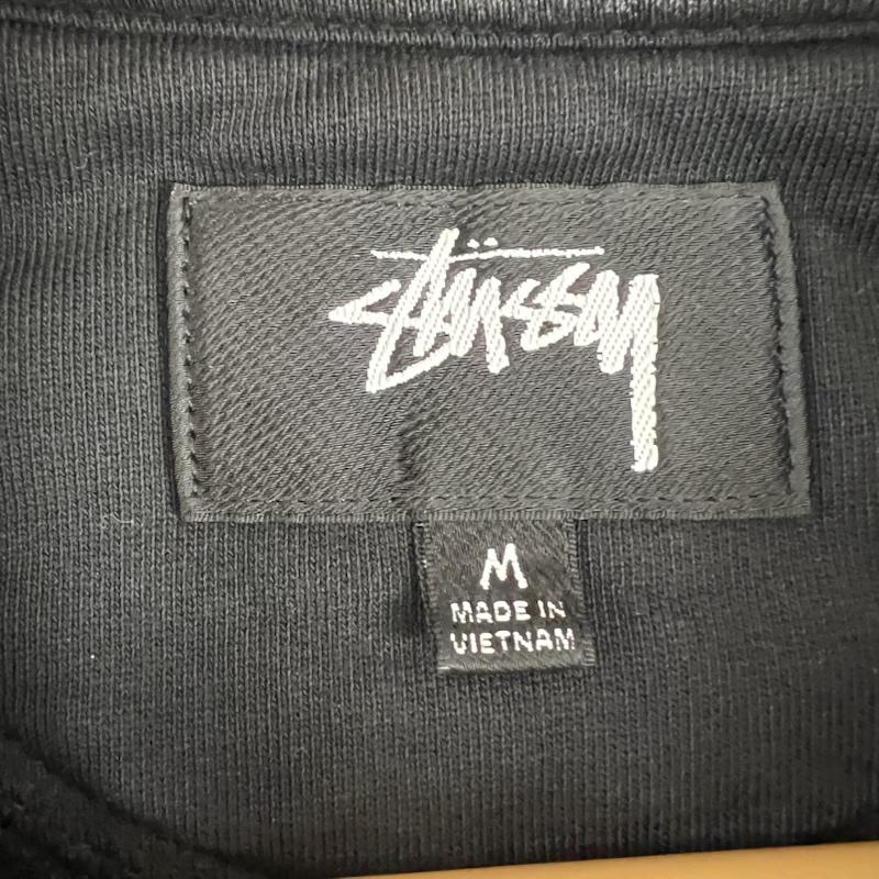 ステューシー STUSSY トレーナー 長袖 22AW RELAXED ロゴ 刺繍 クルーネック スウェット M 黒 / ブラック / black メンズ USED 古着 中古 50154653