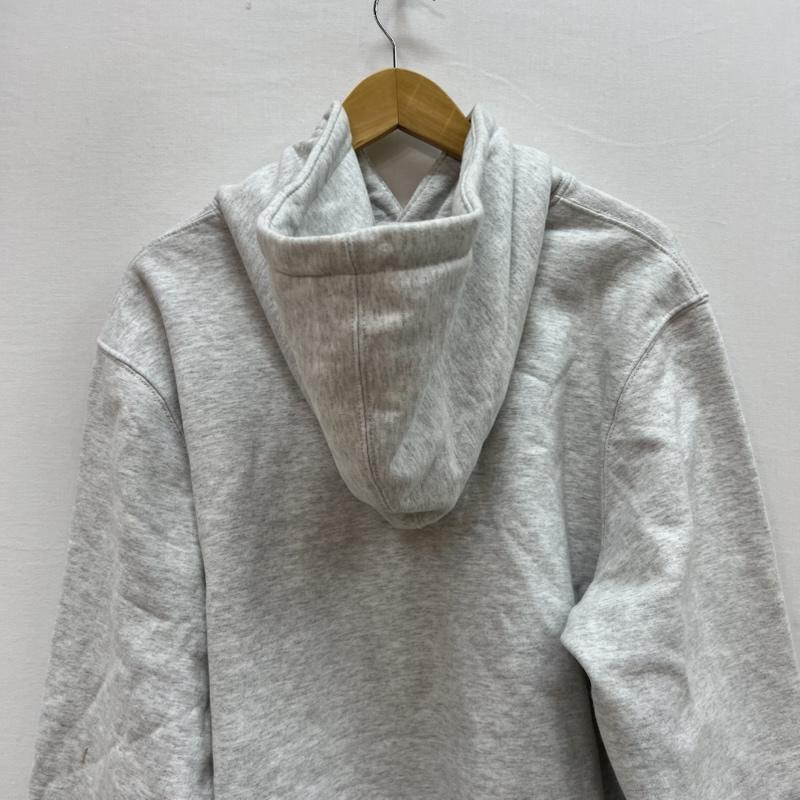 ステューシー STUSSY パーカー 長袖 折れクラウン ロゴ プルオーバー スウェット パーカー M 灰 / グレー / gray メンズ USED 古着 中古 50154655