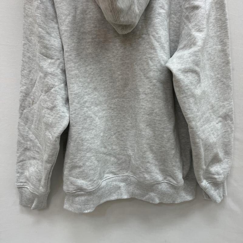 ステューシー STUSSY パーカー 長袖 折れクラウン ロゴ プルオーバー スウェット パーカー M 灰 / グレー / gray メンズ USED 古着 中古 50154655