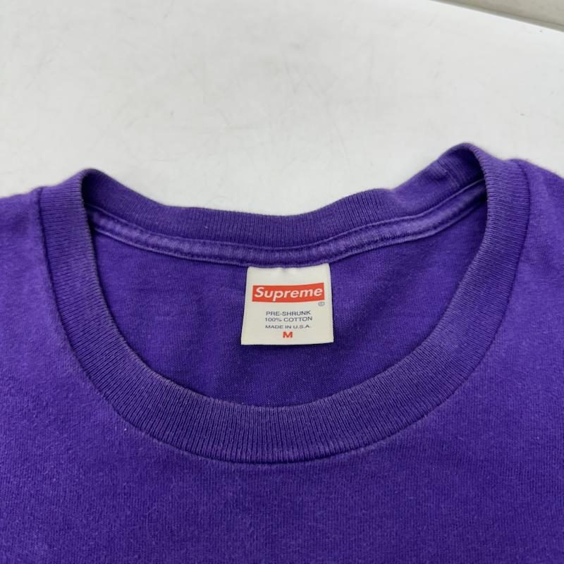 シュプリーム Supreme Tシャツ 半袖 22SS Ralph Steadman Box Logo Tee ロゴ プリント Tシャツ M 紫 / パープル / purple メンズ USED 古着 中古 50154662