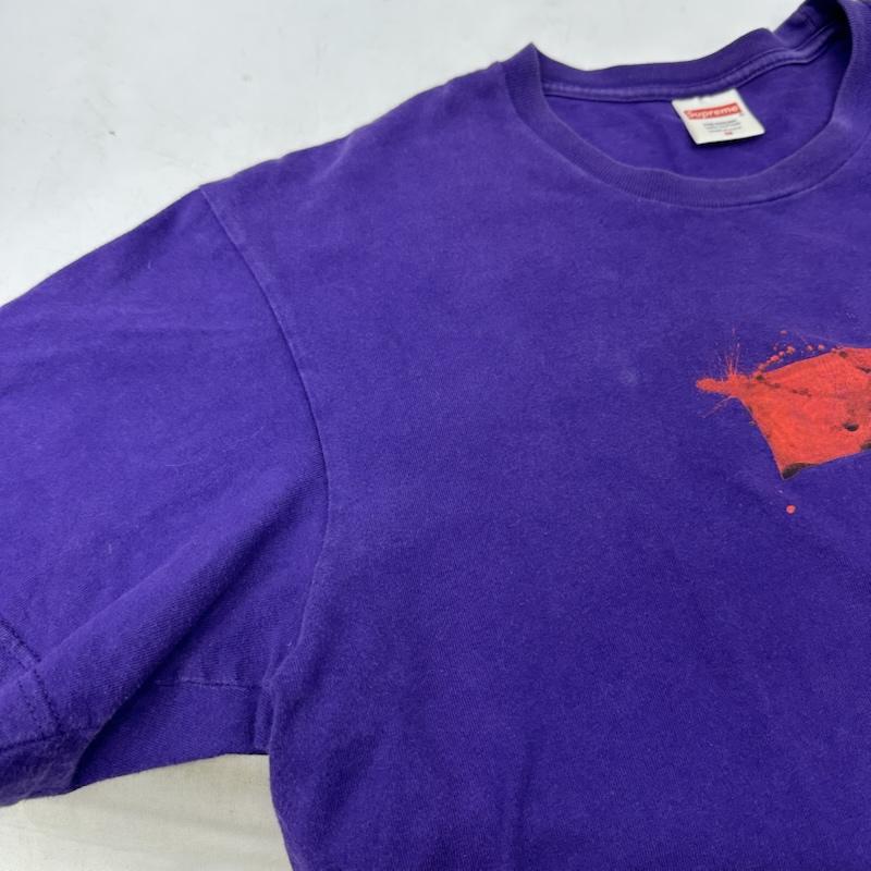 シュプリーム Supreme Tシャツ 半袖 22SS Ralph Steadman Box Logo Tee ロゴ プリント Tシャツ M 紫 / パープル / purple メンズ USED 古着 中古 50154662