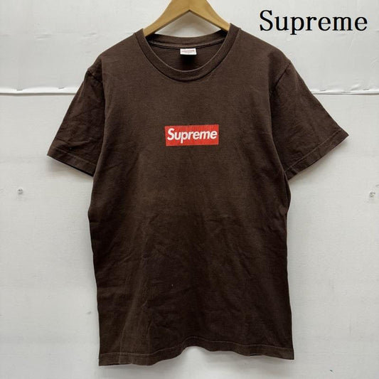 シュプリーム Supreme Tシャツ 半袖 14SS 20th Anniversary Box Logo 20周年 ロゴ プリント Tシャツ M 茶 / ブラウン / brown メンズ USED 古着 中古 50154663