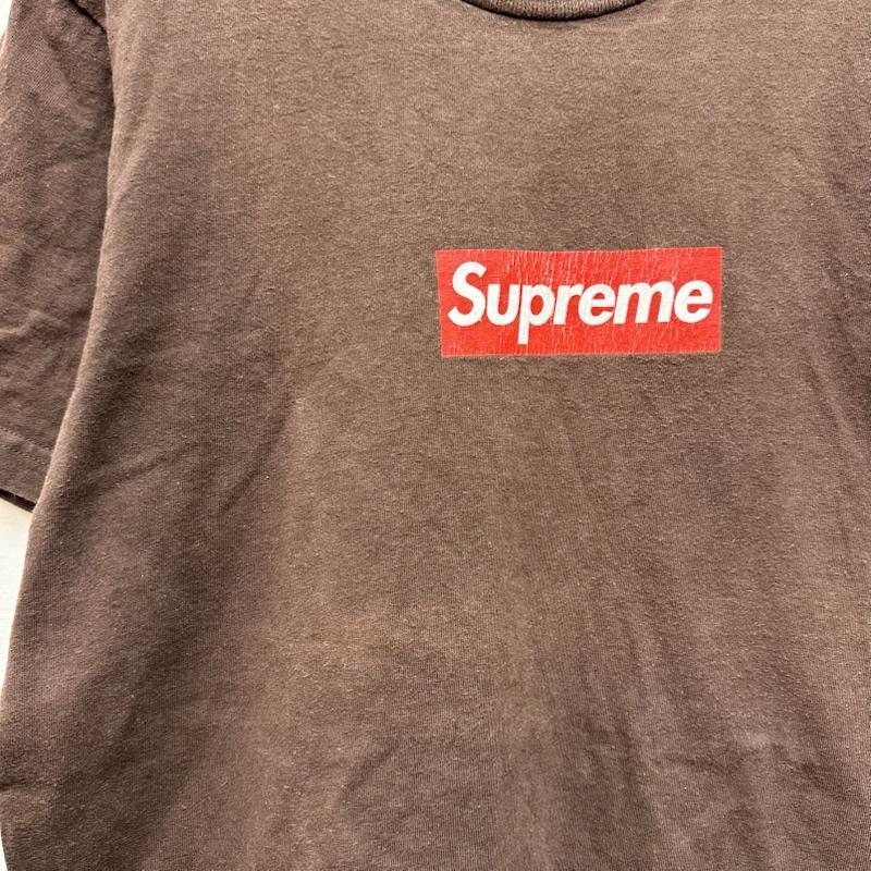 シュプリーム Supreme Tシャツ 半袖 14SS 20th Anniversary Box Logo 20周年 ロゴ プリント Tシャツ M 茶 / ブラウン / brown メンズ USED 古着 中古 50154663