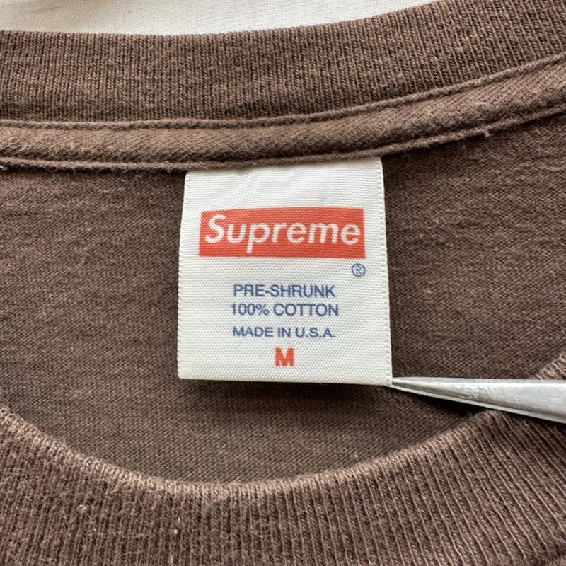 シュプリーム Supreme Tシャツ 半袖 14SS 20th Anniversary Box Logo 20周年 ロゴ プリント Tシャツ M 茶 / ブラウン / brown メンズ USED 古着 中古 50154663
