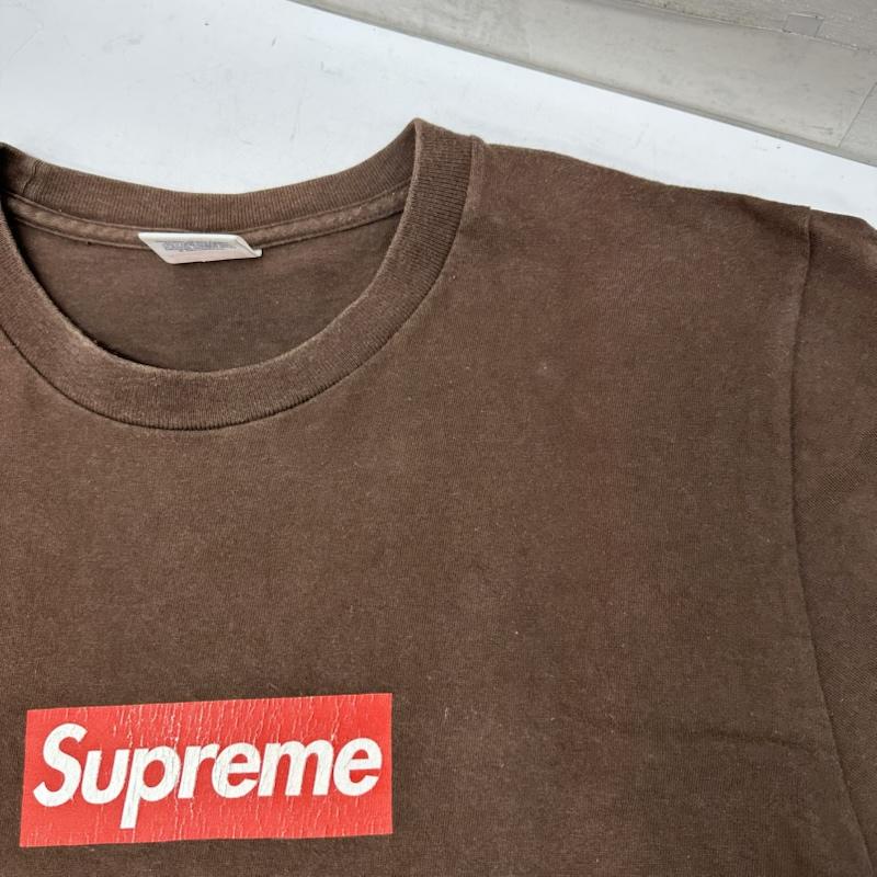 シュプリーム Supreme Tシャツ 半袖 14SS 20th Anniversary Box Logo 20周年 ロゴ プリント Tシャツ M 茶 / ブラウン / brown メンズ USED 古着 中古 50154663