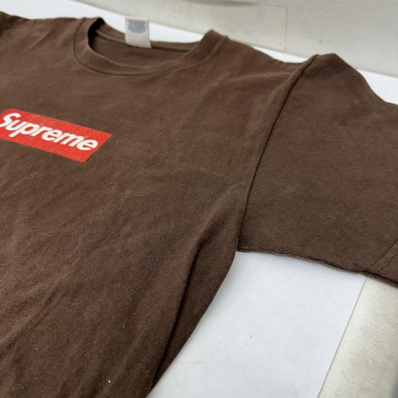 シュプリーム Supreme Tシャツ 半袖 14SS 20th Anniversary Box Logo 20周年 ロゴ プリント Tシャツ M 茶 / ブラウン / brown メンズ USED 古着 中古 50154663