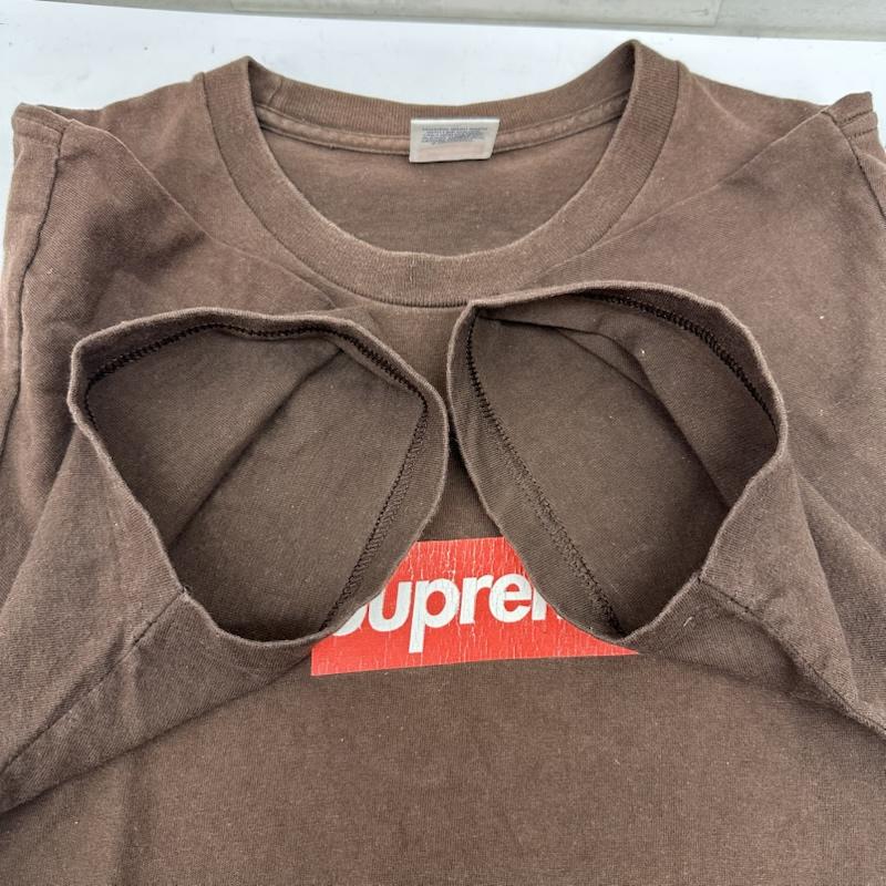 シュプリーム Supreme Tシャツ 半袖 14SS 20th Anniversary Box Logo 20周年 ロゴ プリント Tシャツ M 茶 / ブラウン / brown メンズ USED 古着 中古 50154663