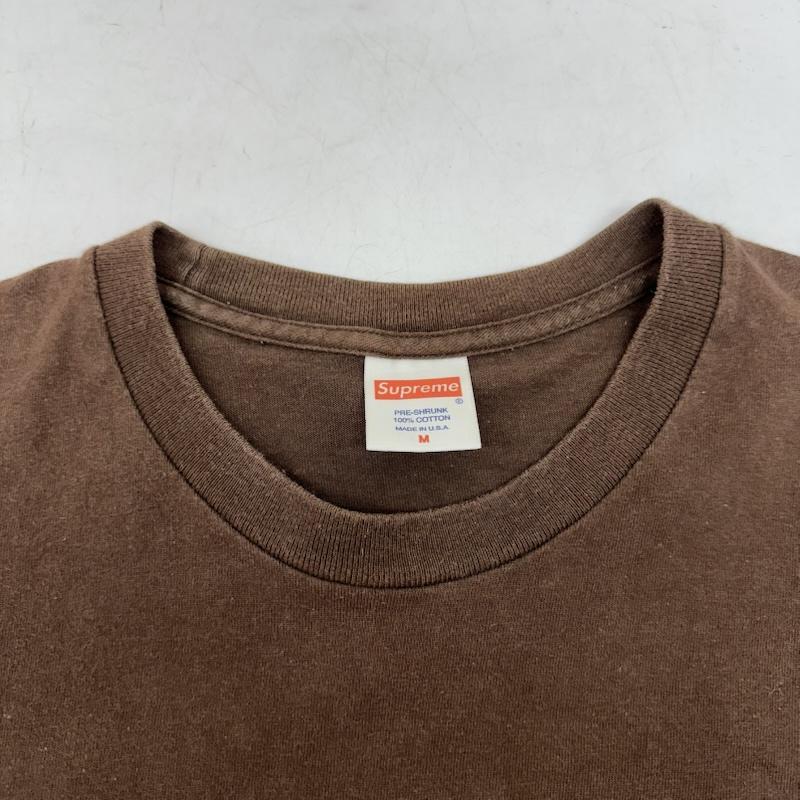 シュプリーム Supreme Tシャツ 半袖 14SS 20th Anniversary Box Logo 20周年 ロゴ プリント Tシャツ M 茶 / ブラウン / brown メンズ USED 古着 中古 50154663
