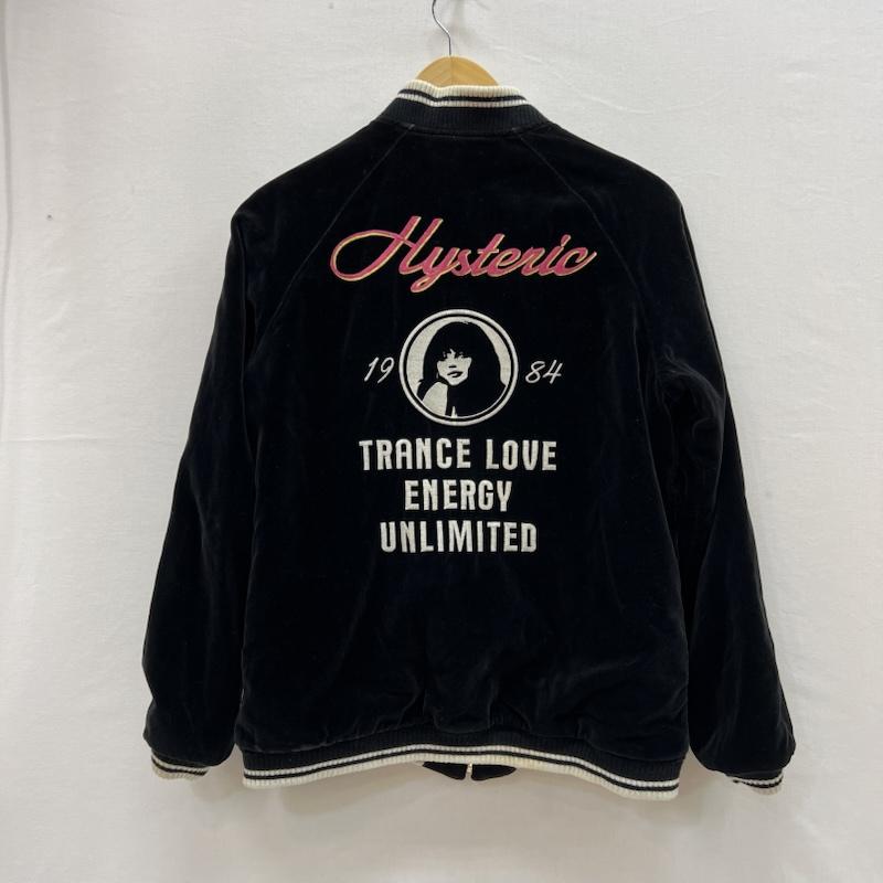 ヒステリックグラマー HYSTERIC GLAMOUR ジャケット、上着 ジャンパー、ブルゾン 別珍 サテン リバーシブル スカジャン ガール スカル ベトナム FREE 黒 / ブラック / black レディース USED 古着 中古 50154667
