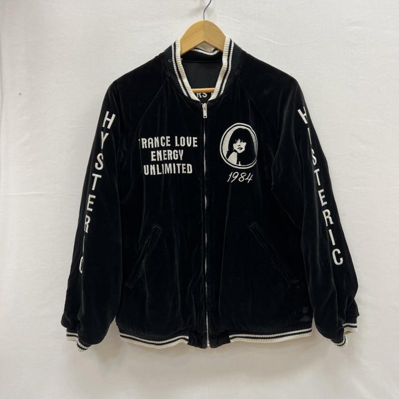 ヒステリックグラマー HYSTERIC GLAMOUR ジャケット、上着 ジャンパー、ブルゾン 別珍 サテン リバーシブル スカジャン ガール スカル ベトナム FREE 黒 / ブラック / black レディース USED 古着 中古 50154667