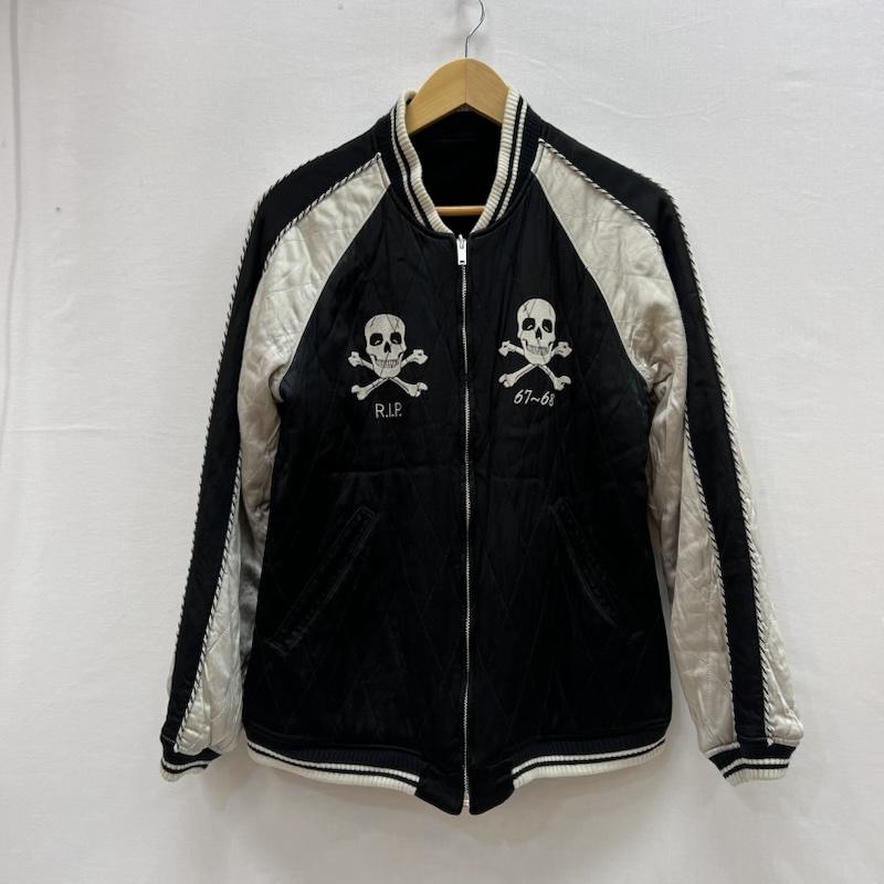 ヒステリックグラマー HYSTERIC GLAMOUR ジャケット、上着 ジャンパー、ブルゾン 別珍 サテン リバーシブル スカジャン ガール スカル ベトナム FREE 黒 / ブラック / black レディース USED 古着 中古 50154667