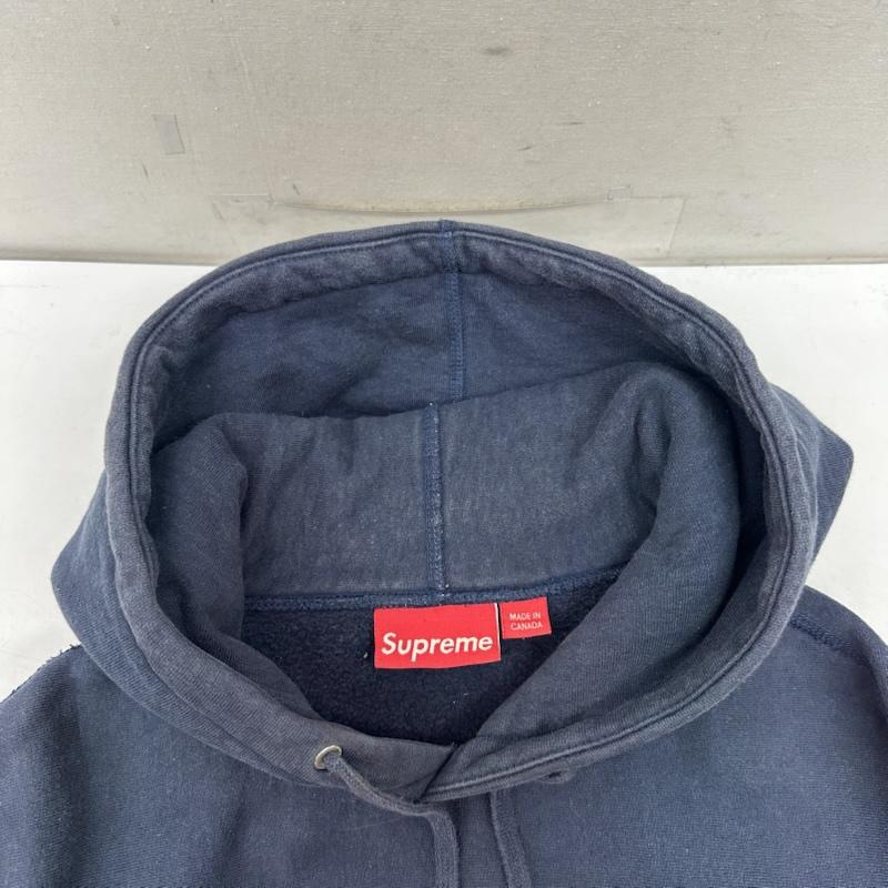 シュプリーム Supreme パーカー 長袖 Box Logo Hooded Sweat ロゴ 刺繡 パーカー S 紺 / ネイビー / navy メンズ USED 古着 中古 50154668