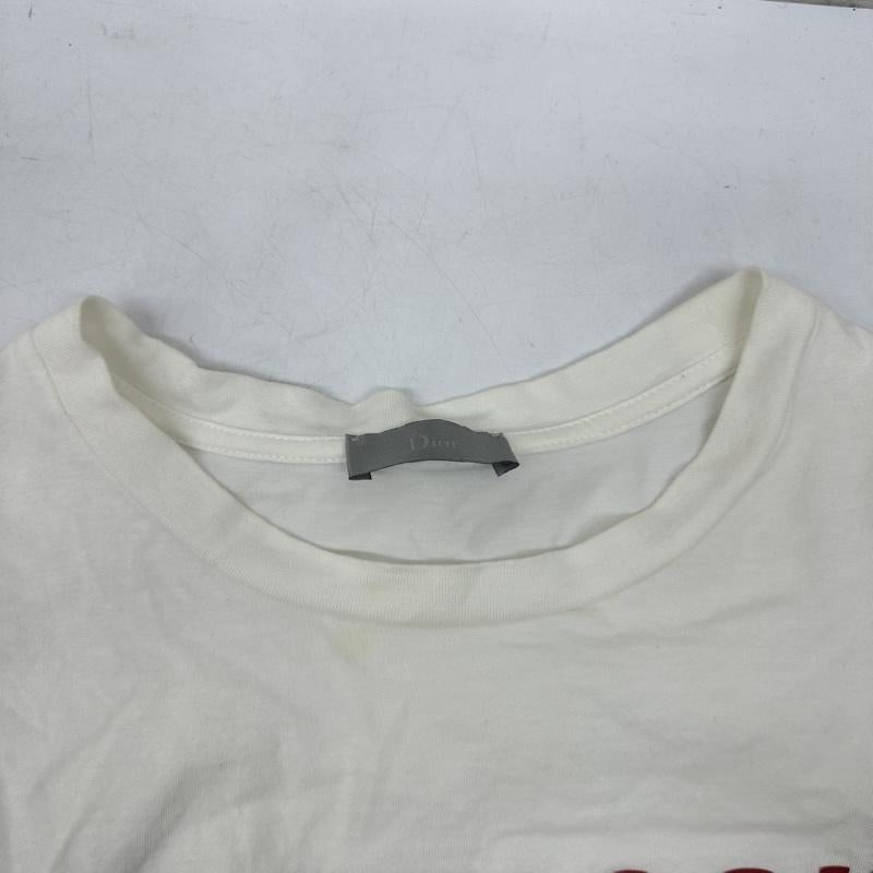 ディオール DIOR Tシャツ 半袖 LE NEW LOCK 1947 フロント ロゴ プリント 半袖 Tシャツ 863J621K8112 XS 白 / ホワイト / white メンズ USED 古着 中古 50154670
