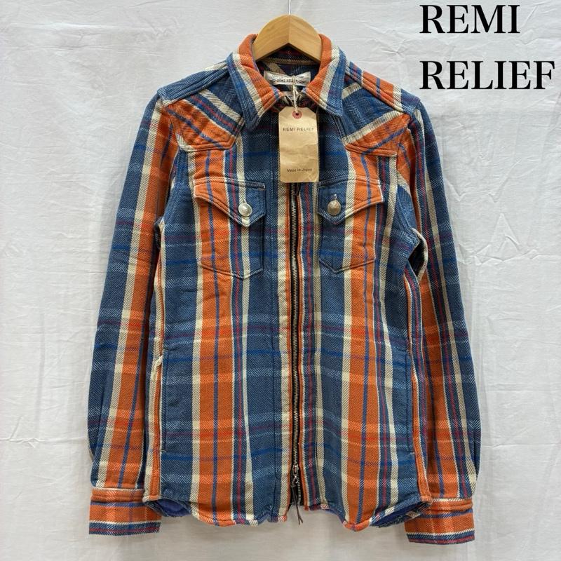 レミ レリーフ REMI RELIEF ジャケット、上着 ジャンパー、ブルゾン ウエスタン ジップアップ CPO シャツ ジャケット コンチョボタン M チェック マルチカラー / マルチカラー / multicolor メンズ USED 古着 中古 50154673