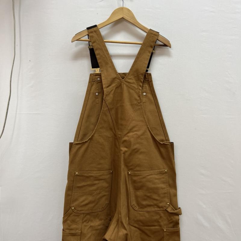 カーハート Carhartt サロペット・オーバーオール サロペット、オーバーオール ダブルニー オーバーオール リラックスフィット ダック ビブ 34 茶 / ブラウン / brown メンズ USED 古着 中古 50154674