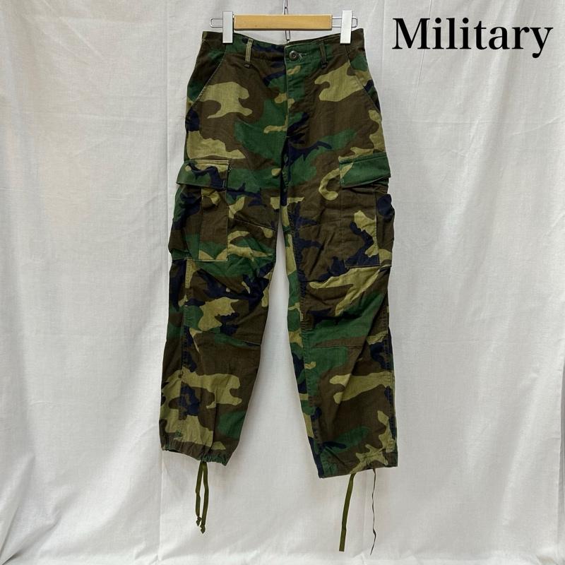 ミリタリー ミリタリー パンツ ワークパンツ、ペインターパンツ US 米軍 ウッドランドカモ コンバットパンツ カーゴパンツ m-81 - カモフラージュ柄・迷彩 黒 / ブラック / black X 茶 / ブラウン / brown X カーキ / カーキ / khaki レディース USED 古着 中古 50154676