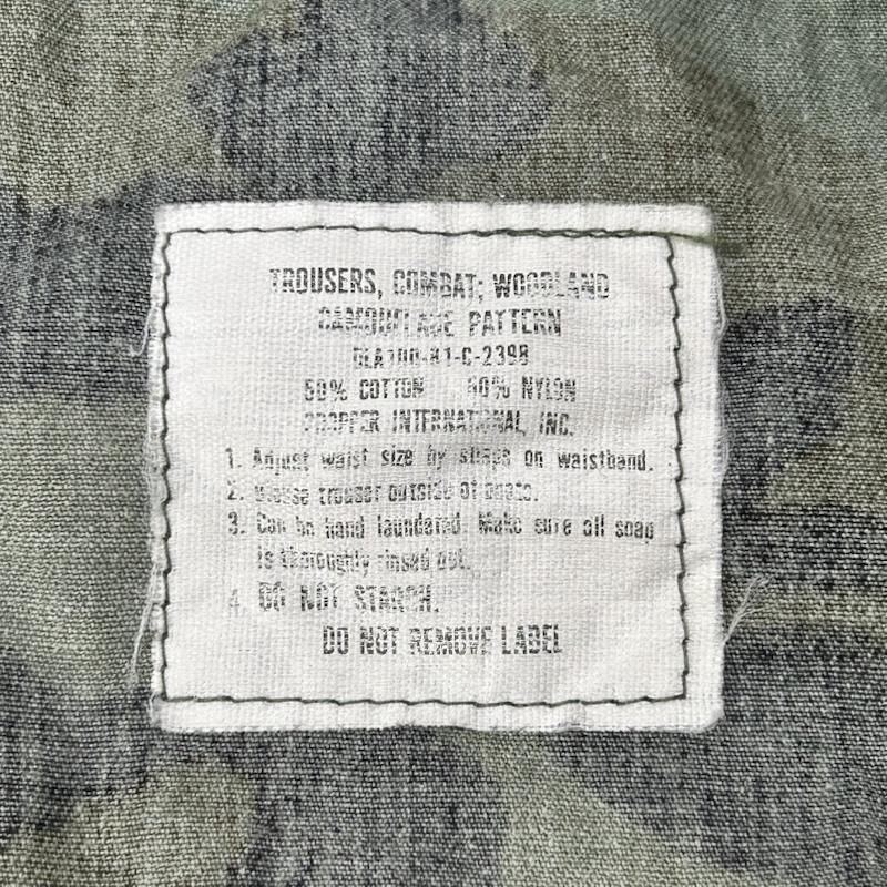 ミリタリー ミリタリー パンツ ワークパンツ、ペインターパンツ US 米軍 ウッドランドカモ コンバットパンツ カーゴパンツ m-81 - カモフラージュ柄・迷彩 黒 / ブラック / black X 茶 / ブラウン / brown X カーキ / カーキ / khaki レディース USED 古着 中古 50154676