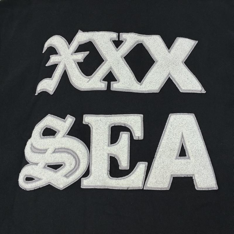 ウィンダンシー WIND AND SEA パーカー 長袖 GOD SELECTION XXX ゴッドセレクション WDS-C-GOD-23-Q3-09 プルオーバー スウェット パーカー L ロゴ、文字 黒 / ブラック / black メンズ USED 古着 中古 50154678