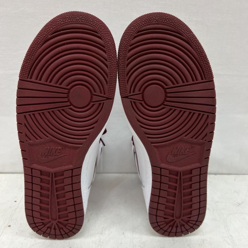 ナイキ NIKE スニーカー スニーカー AIR JORDAN 1 HIGH 85  METALLIC BURGUNDY  BQ4422-161 エア ジョーダン ハイ 27.5cm 白 / ホワイト / white X 赤 / レッド / red メンズ USED 古着 中古 50154683