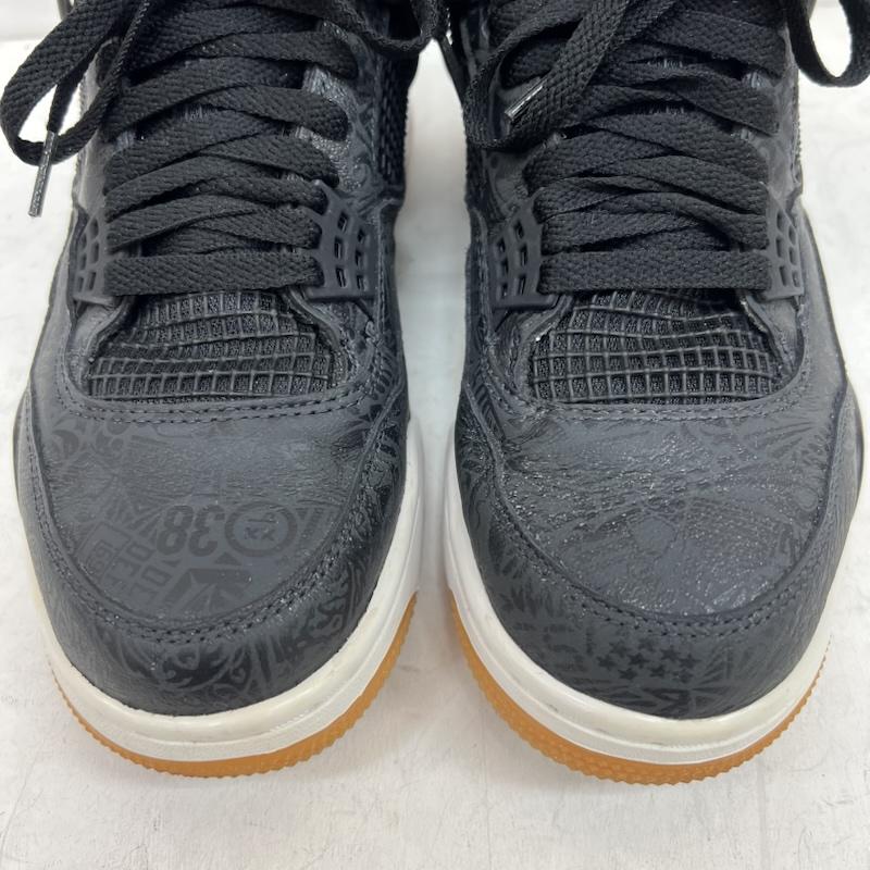 ナイキ NIKE スニーカー スニーカー AIR JORDAN 4 RETRO  LASER BLACK GUM  CI1184-001 27.5cm 黒 / ブラック / black メンズ USED 古着 中古 50154688