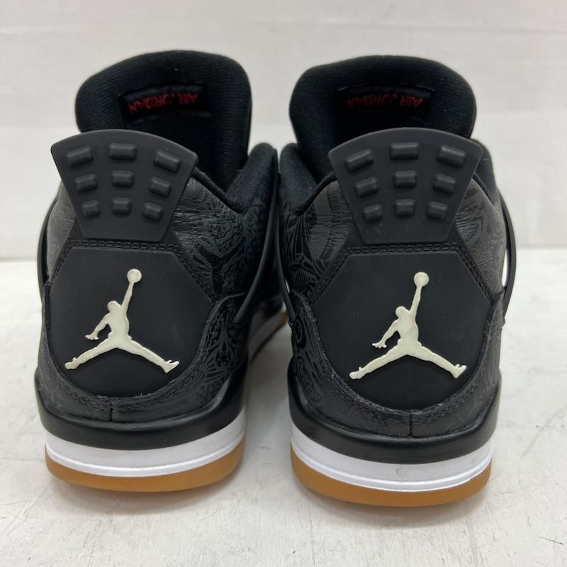 ナイキ NIKE スニーカー スニーカー AIR JORDAN 4 RETRO  LASER BLACK GUM  CI1184-001 27.5cm 黒 / ブラック / black メンズ USED 古着 中古 50154688
