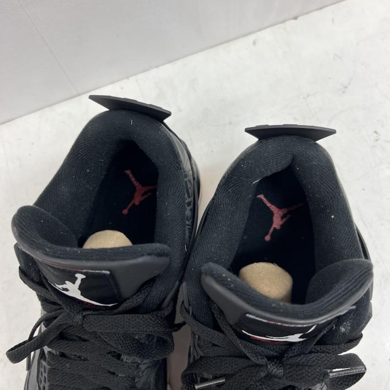 ナイキ NIKE スニーカー スニーカー AIR JORDAN 4 RETRO  LASER BLACK GUM  CI1184-001 27.5cm 黒 / ブラック / black メンズ USED 古着 中古 50154688